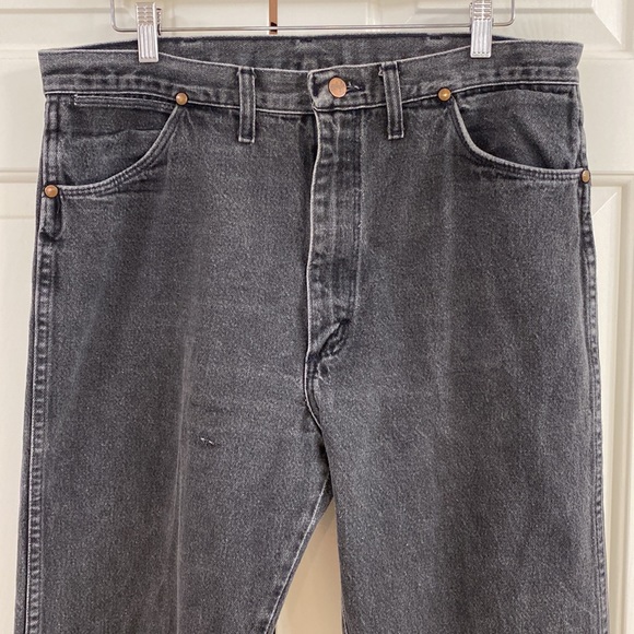 Wrangler Other - Vintage Wrangler Grey / Faded Black Denim Jeans
